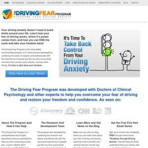 Driving Anxiousness Program – High Conversions & HUGE Commissions!
