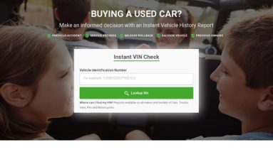 VINCHECKUP.com – Quick Vehicle History Experiences