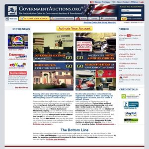 GovernmentAuctions.org – High Performing Affiliate Program in its Niche