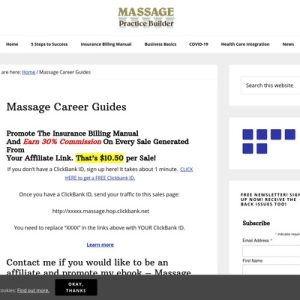 Therapeutic massage Discover Builder: Ebooks