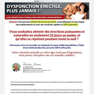 Dysfonction Erectile Plus Jamais. ED Therapy French Model.