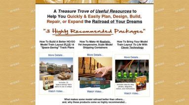 HO OO  Mannequin Trains & Railroads E-book and Bonuses