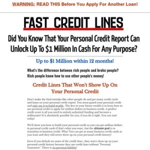 BUSINESS CREDIT BUILDER – $ Million Alternate Credit Playing cards