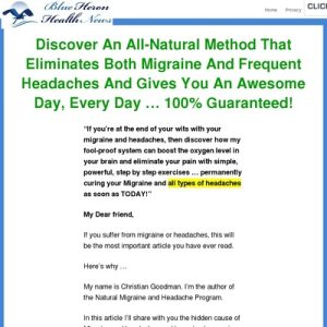 The Migraine And Headache Program! – Blue Heron Health Recordsdata