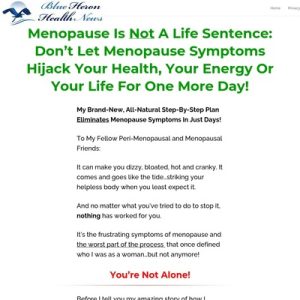 The Menopause Solution – Blue Heron Successfully being News